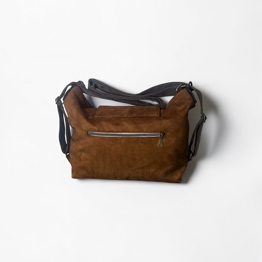 Bolso Convertible en Mochila *Terra Kilim*. Pieza única hecha a mano. Num. 93