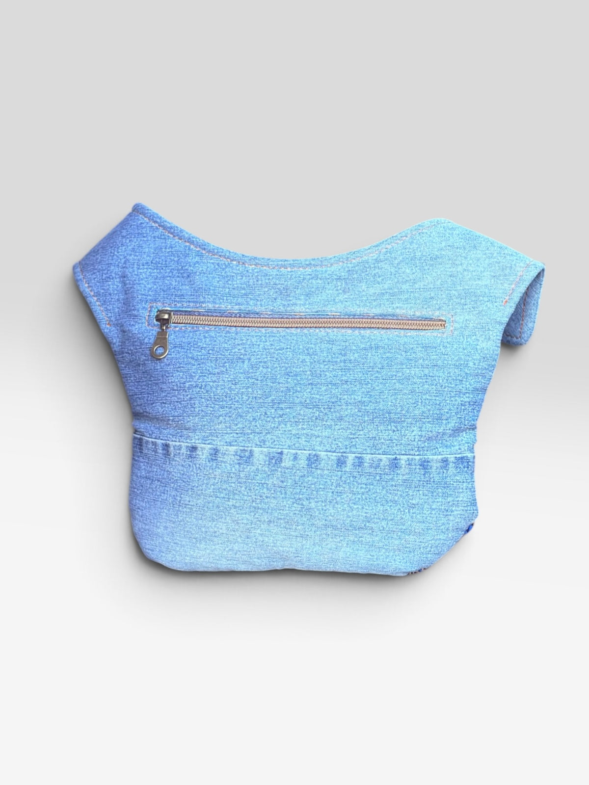 Riñonera Maxi  *Jeans Java Blue*. Pieza única hecha a mano. Num 124