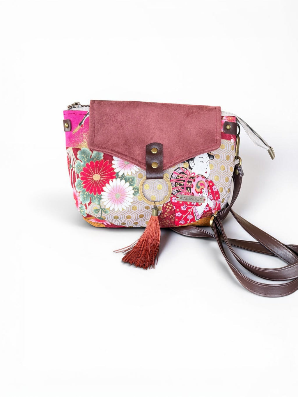 Mini Bandolera *Maiko*. Pieza única hecha a mano. Num 104