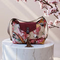 Bolso Convertible en mochila *Sakura*. Pieza única hecha a mano. Num 90