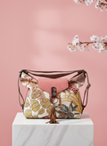 Bolso convertible en mochila *Bloom Tropical*. Pieza única hecho a mano. Num 100