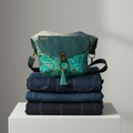 Riñonera Jeans *Java Jade*. Pieza única hecha a mano. Num 128